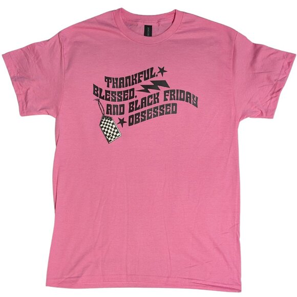 Thankful Blessed Black Friday Obsessed Shirt, Funny Thanksgiving T-shirt - Picture 2 of 3